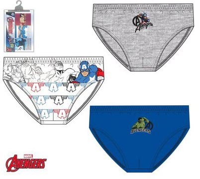 Avengers Kinderunterwäsche, Unterhose 3 Stück/Paket
