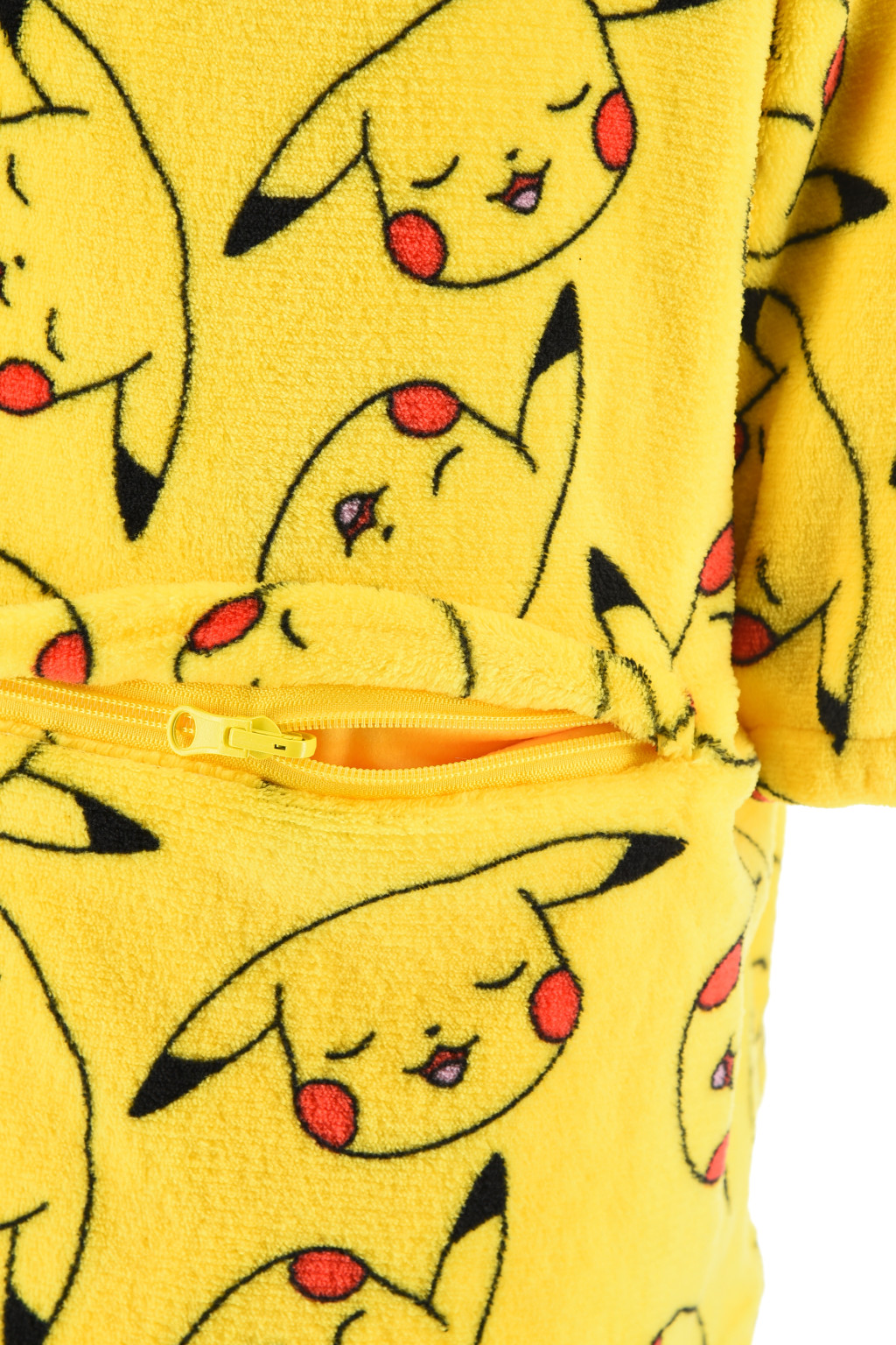 Pokémon Pika zum Überziehen Plüsch-Fleece-Decke, Poncho 4-10 Jahre