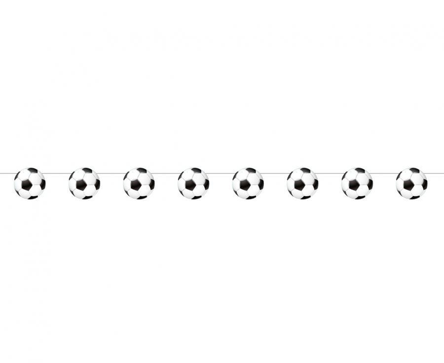 Fußball Football Papiergirlande 200 cm