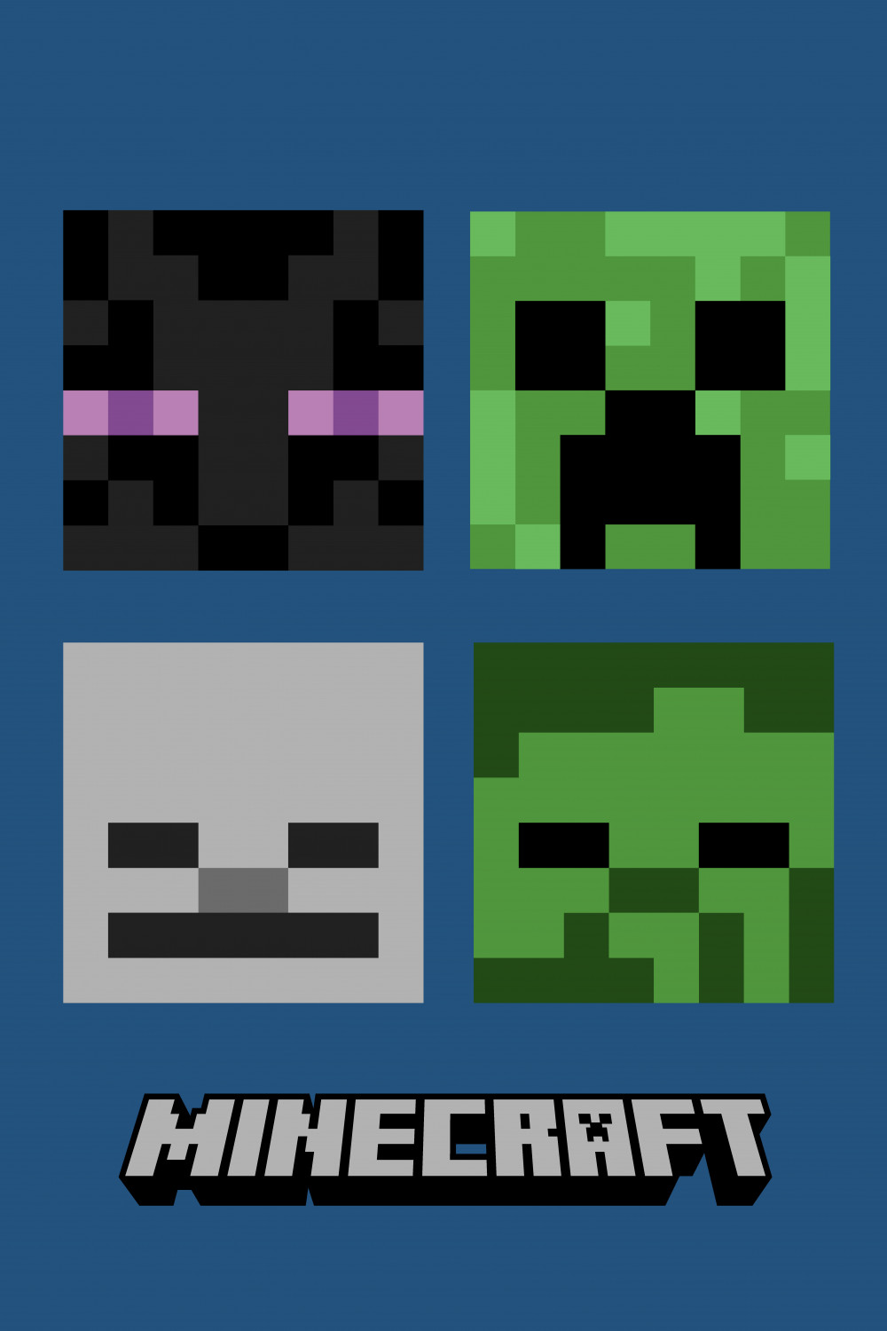 Minecraft Bad Mobs superweiche Fleecedecke 100*150cm