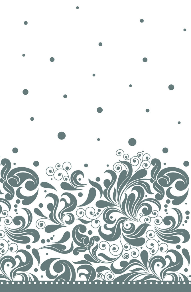 Farbe Silver Dekorative Papiertischdecke 120x180 cm