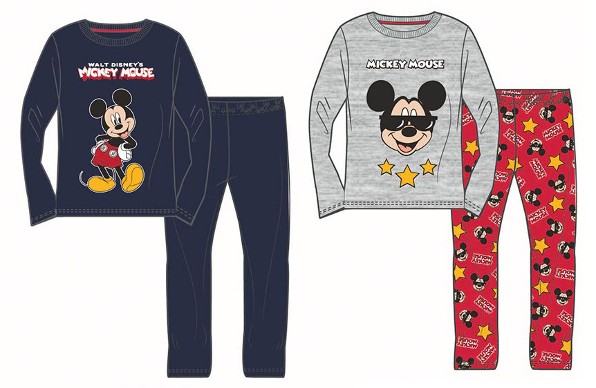 Disney Mickey  Star Kinder langer Schlafanzug 3-8 Jahre