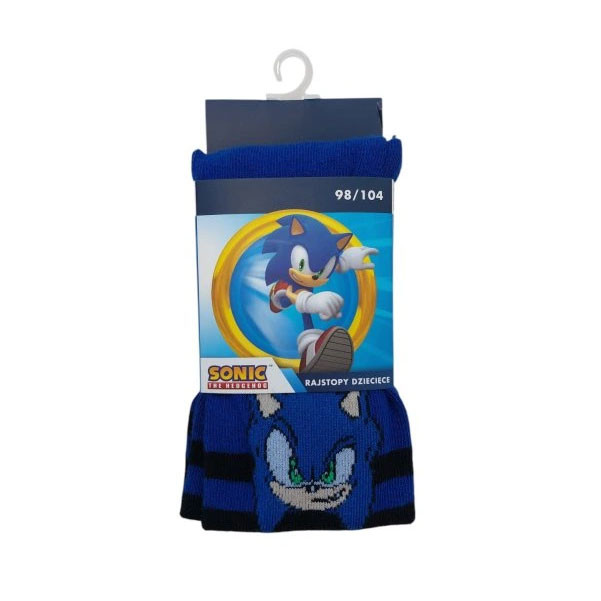Sonic the Hedgehog Blue Kinderstrumpfhose 3 - 8 Jahre / 98 - 128 cm