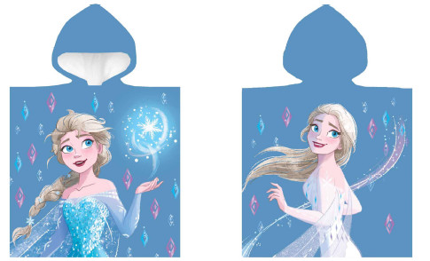 Disney Eiskönigin Snow Strandtuch Poncho 50x100 cm