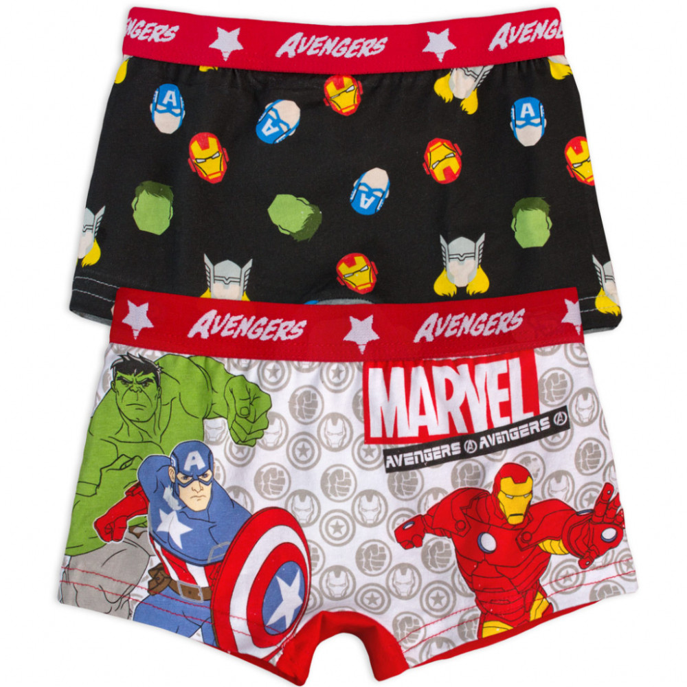 Avengers Kinder-Boxershorts 2 Stück/Packung