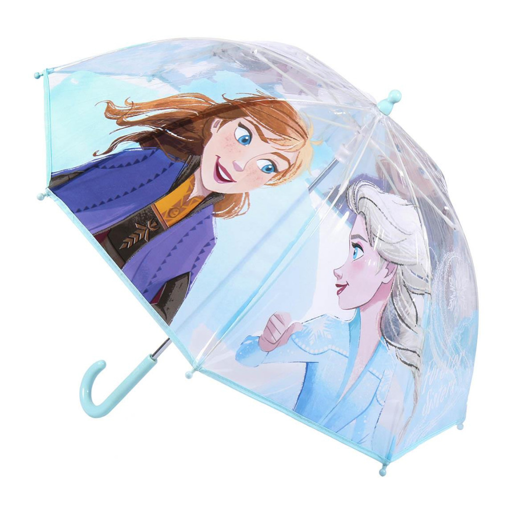 Disney Eiskönigin Icy Drizzle Kinder transparenter Regenschirm Ø71 cm