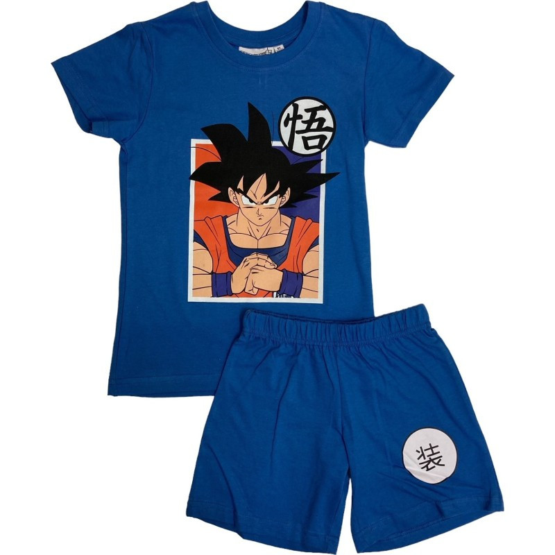 Dragon Ball Saiyan kurze Kinderpyjamas 6-12 Jahre