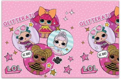 LOL Surprise! Glitterati Plastiktischdecke 120x180 cm
