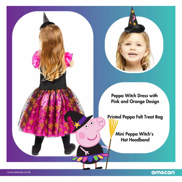 Peppa Wutz Orange Witch Kostüm 12-24 Monate