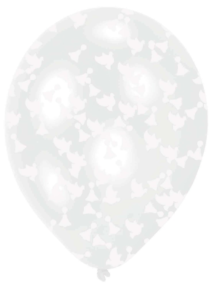 Hochzeit Clear gefüllter Ballon, 6-teilig 11 Zoll (27,5 cm)