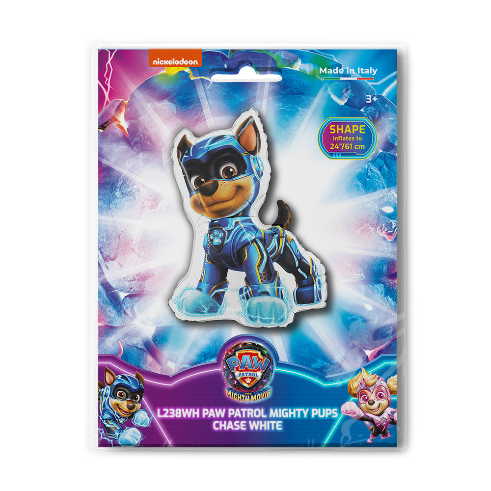 Paw Patrol Chase White Folienballon 61 cm