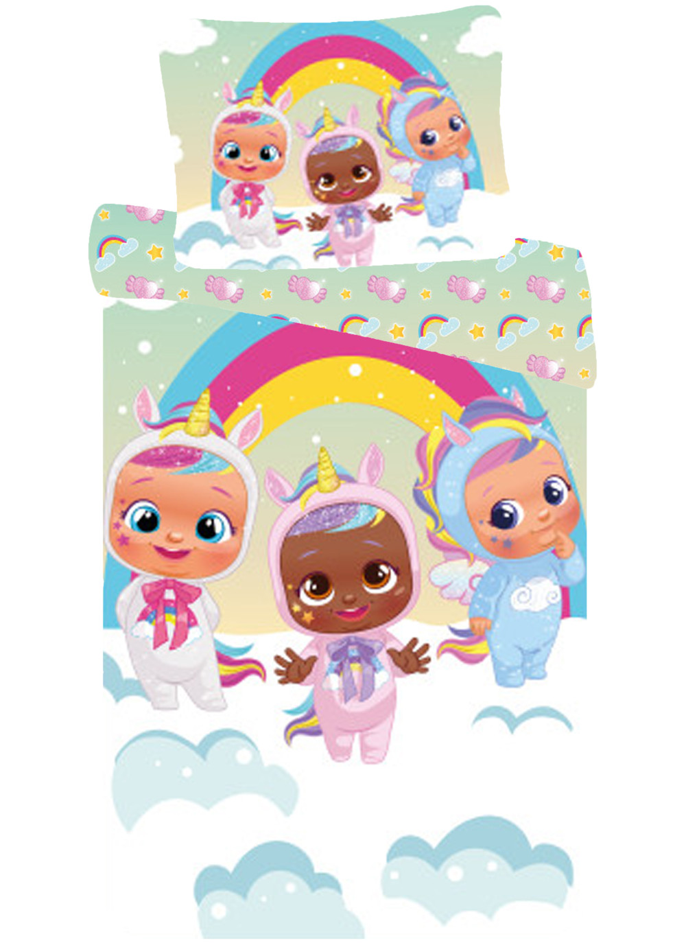 Cry Babies Kinderbettwäsche 100×135cm, 40×60 cm