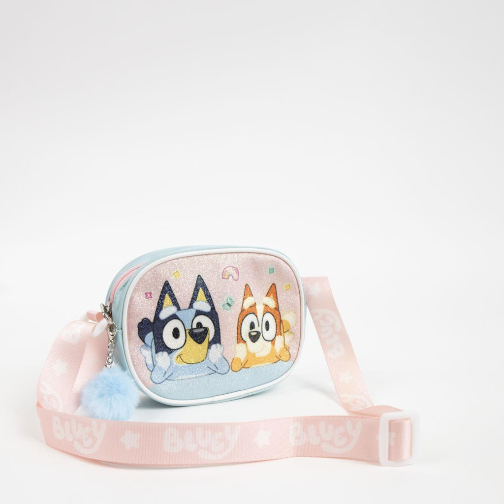 Bluey Besties glitzer Umhängetasche, Schultertasche