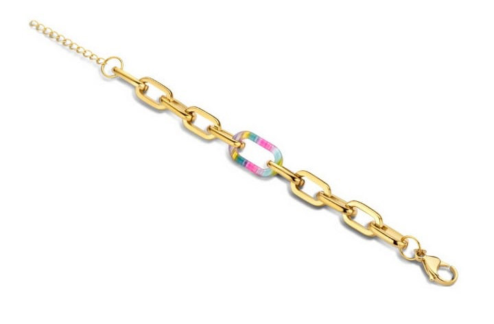 Victoria Goldfarbiges mehrfarbiges Armband