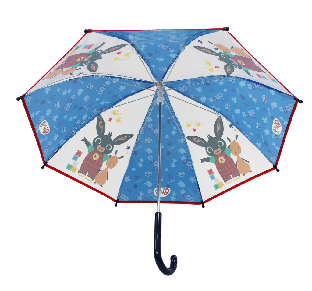 Bing Blue Kinder transparent Regenschirm Ø72 cm