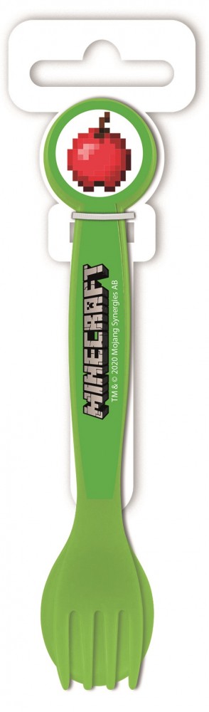Minecraft Creeper Kunststoff Besteckset - 2-teilig