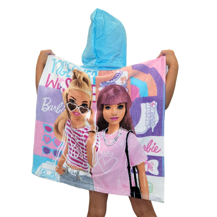 Barbie Together Strandtuch Poncho 60x120 cm