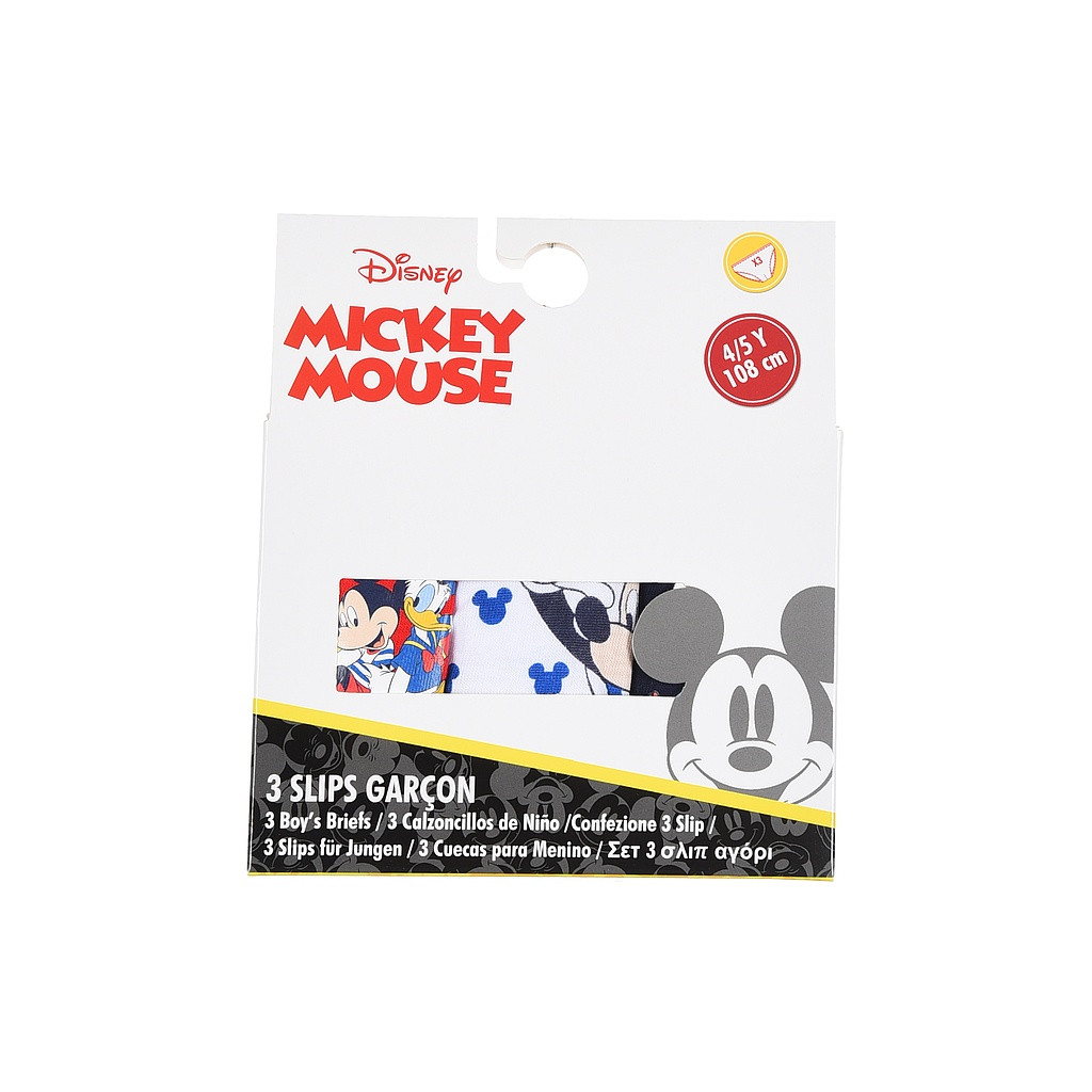 Disney Mickey  Kinderunterwäsche, Unterhose, 3 Stück/Packung