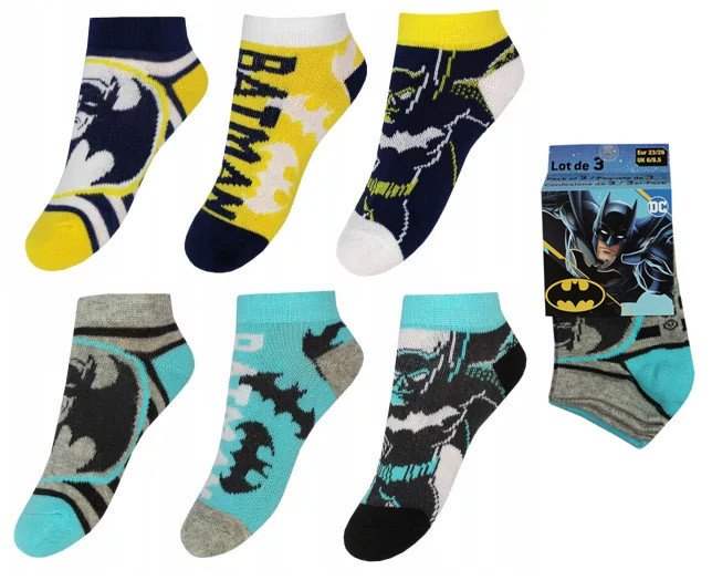 Batman Kinder-Sneaker-Socken 23-34