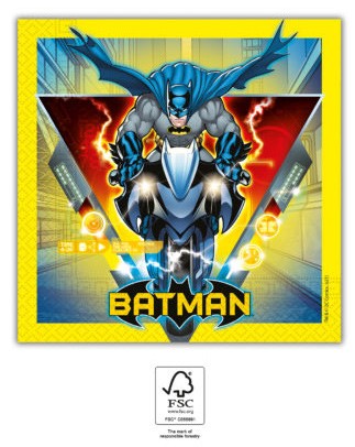 Batman Rogue Rage Serviette 20 Stk. 33x33 cm FSC