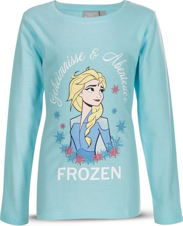 Disney Eiskönigin Kinder Langarmshirt, Oberteil 98/104 cm