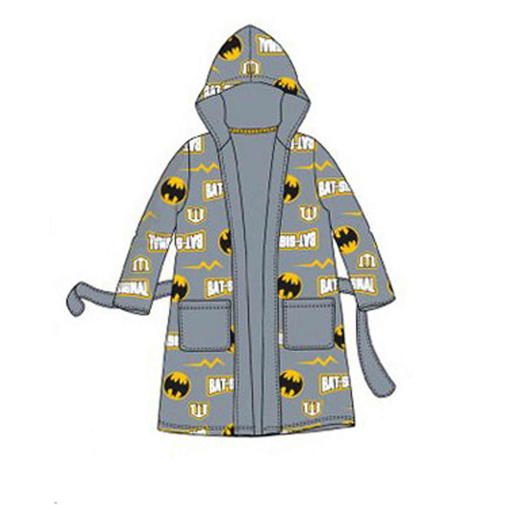 Batman Kinderbademantel 4 - 10 Jahre / 104 - 140 cm