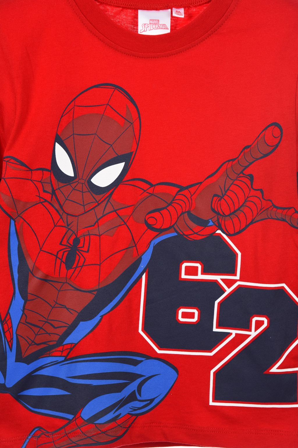 Spiderman Red Kinderlangarmshirt, Oberteil 3 - 8 Jahre / 98 - 128 cm