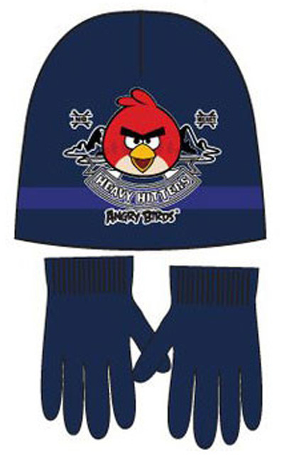 Angry Birds Heavy Hitters Kinder Hut + Handschuh Set 54 cm