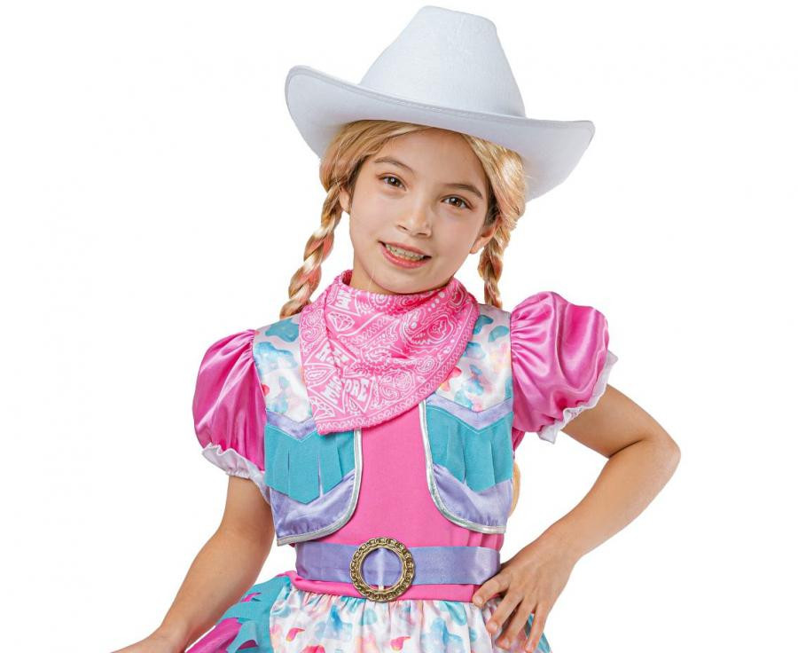 Farbe Elegant Cowgirl Kostüm 130/140 cm