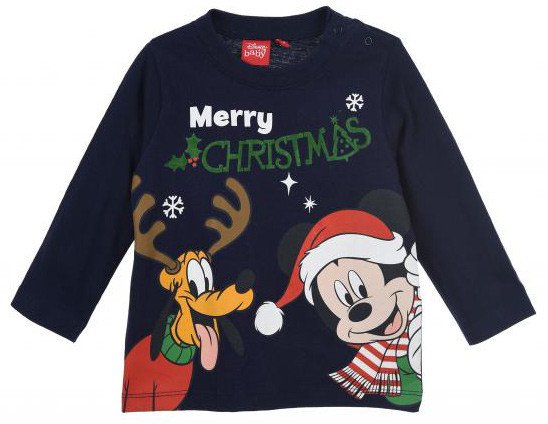 Disney Mickey  Weihnachts Baby-T-Shirt, Oberteil 18 Monate
