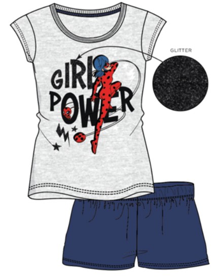 Miraculous Geschichten von Ladybug und Cat Noir Power Kinder kurze Pyjamas 9 - 10 Jahre / 134 - 140 cm
