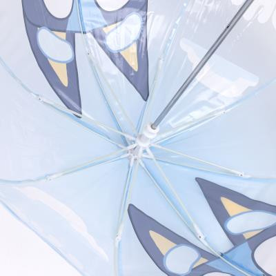 Bluey Kinder transparenter Regenschirm Ø71 cm
