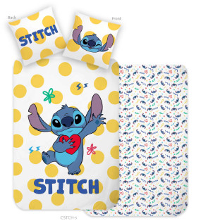 Disney Lilo und Stitch Dots Kinderbettwäsche 100×135 cm, 40×60 cm