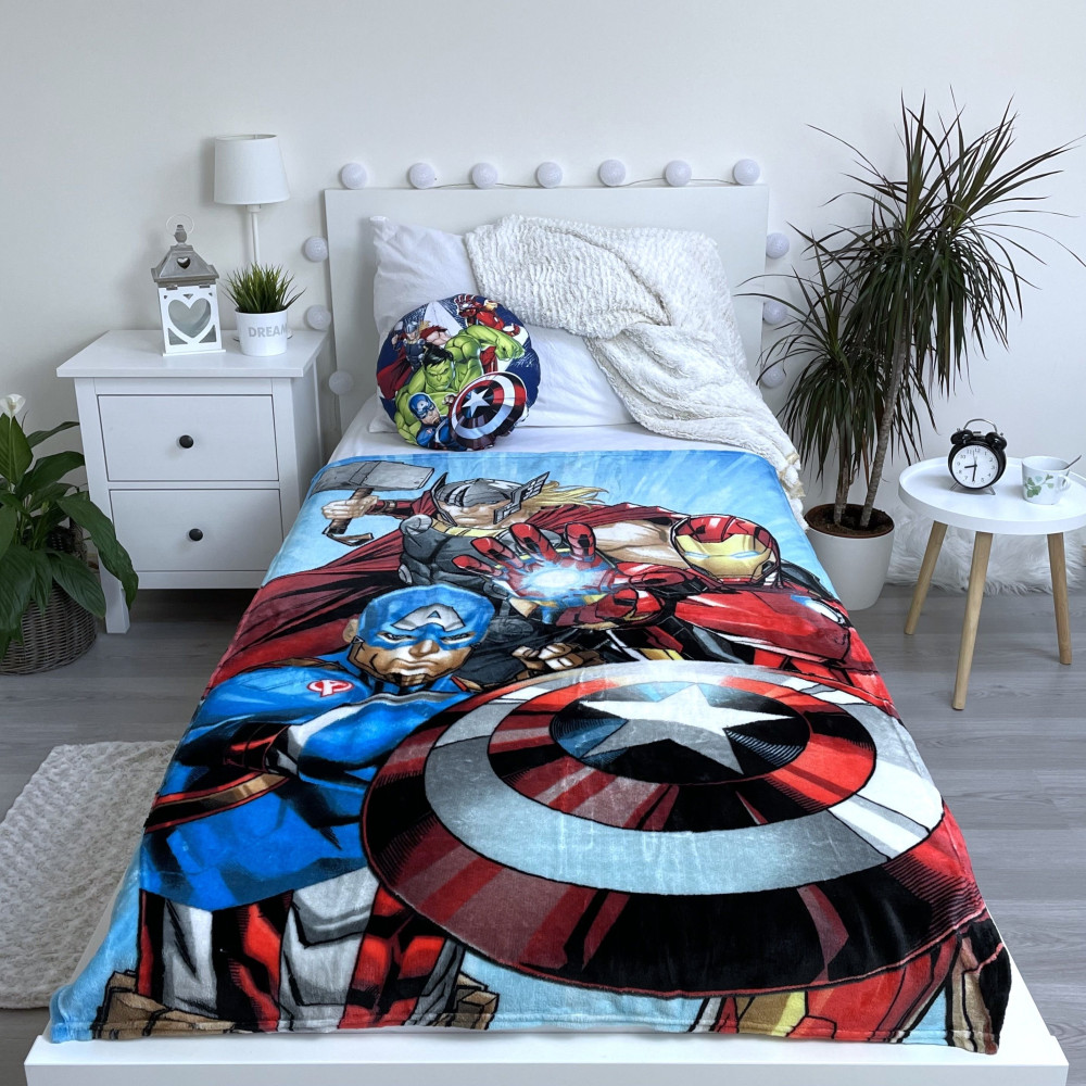 Avengers Heroes Mikroflanell-Decke 100x150cm