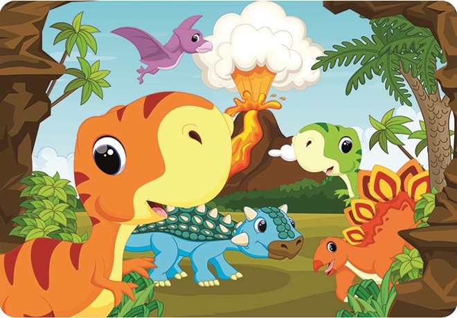 Dinosaurier Platzset 43x28 cm