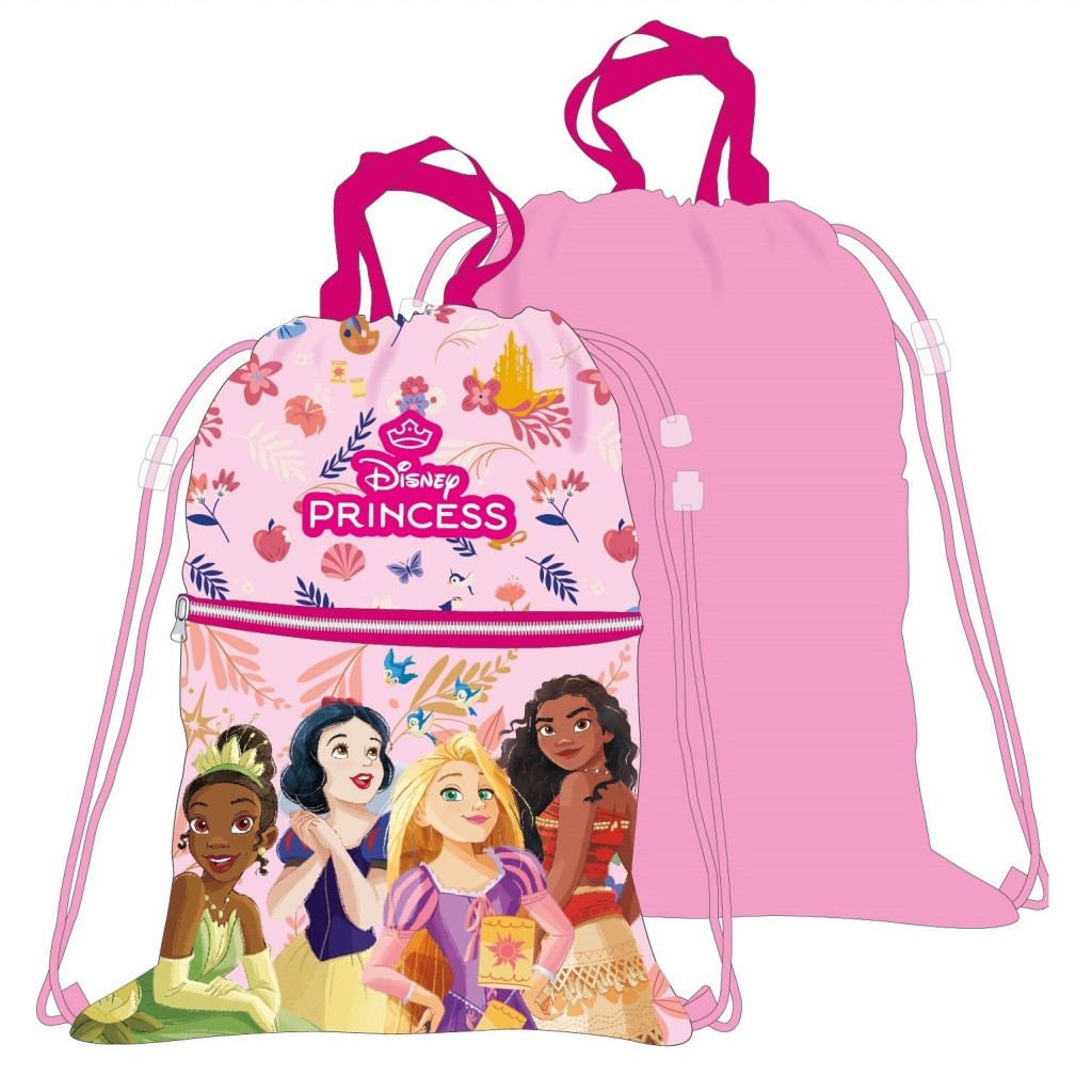 Disney Prinzessin Power Deluxe Sporttasche, Turnbeutel 45 cm