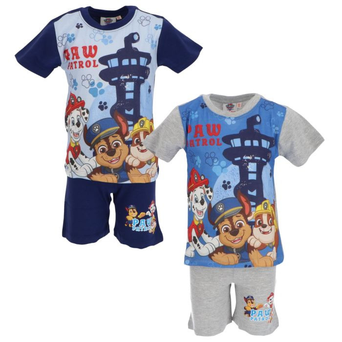 Paw Patrol Tower Kinder kurze Pyjamas 2-6 Jahre