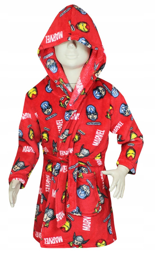 Avengers Marvel Kinder Bademantel 4-10 Jahre
