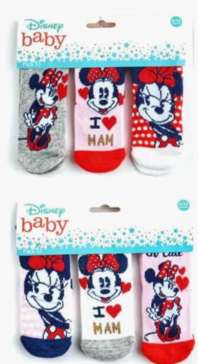 Disney Minnie  Baby Socken 0-12 Monate