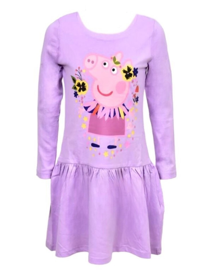 Peppa Wutz Flower Kinderkleid 3-8 Jahre