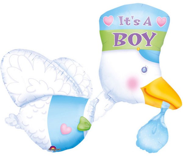 Baby Baby Boy Junge Folienballon 81 cm