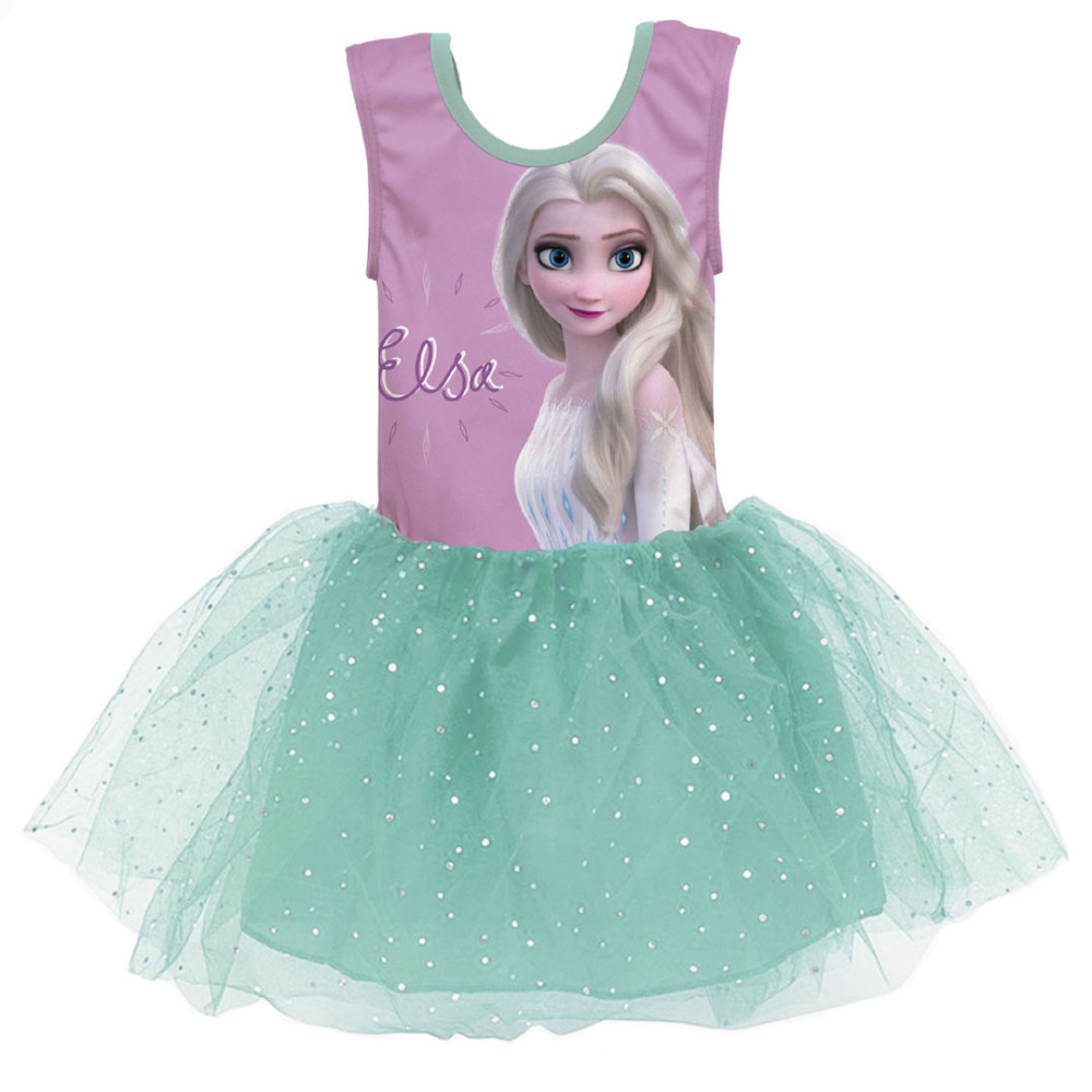 Disney Eiskönigin Elsa Kinder Tüll Ballettkleid 4-8 Jahre