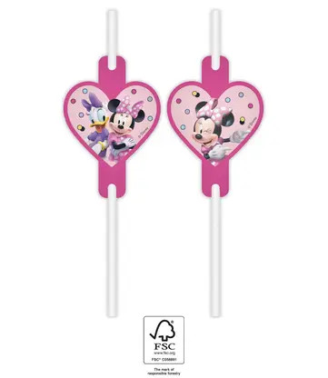 Disney Minnie  Junior Papierstrohhalm, 4er-Set FSC