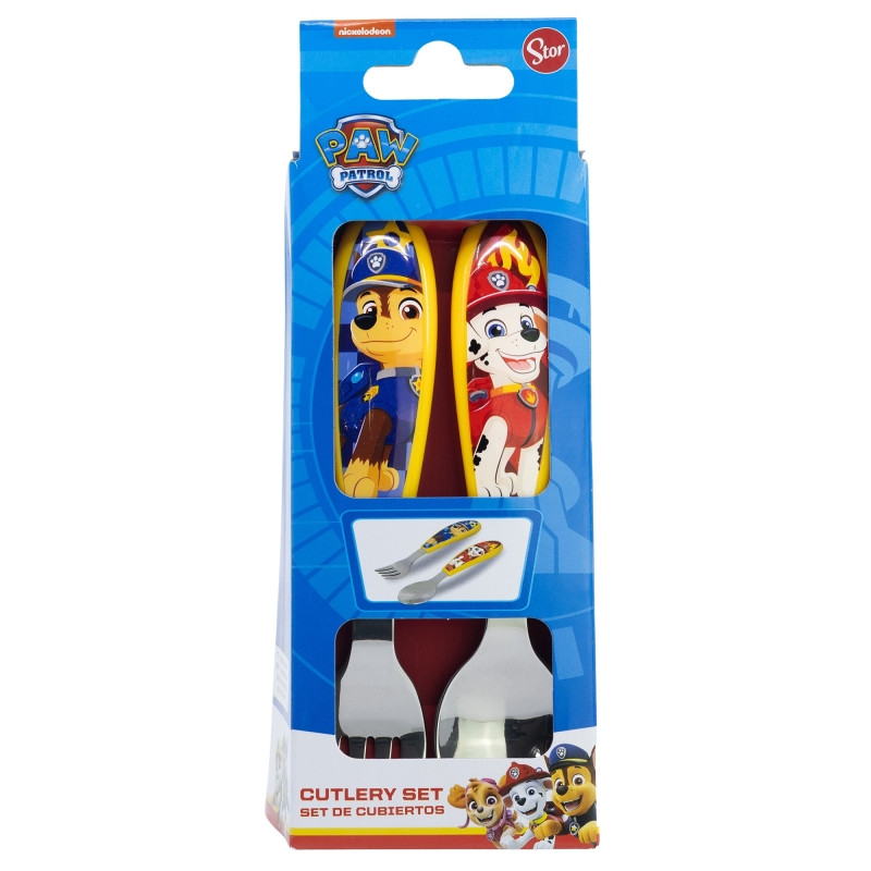 Paw Patrol Rescue Pups Metall ergonomisches Besteckset - 2-teilig