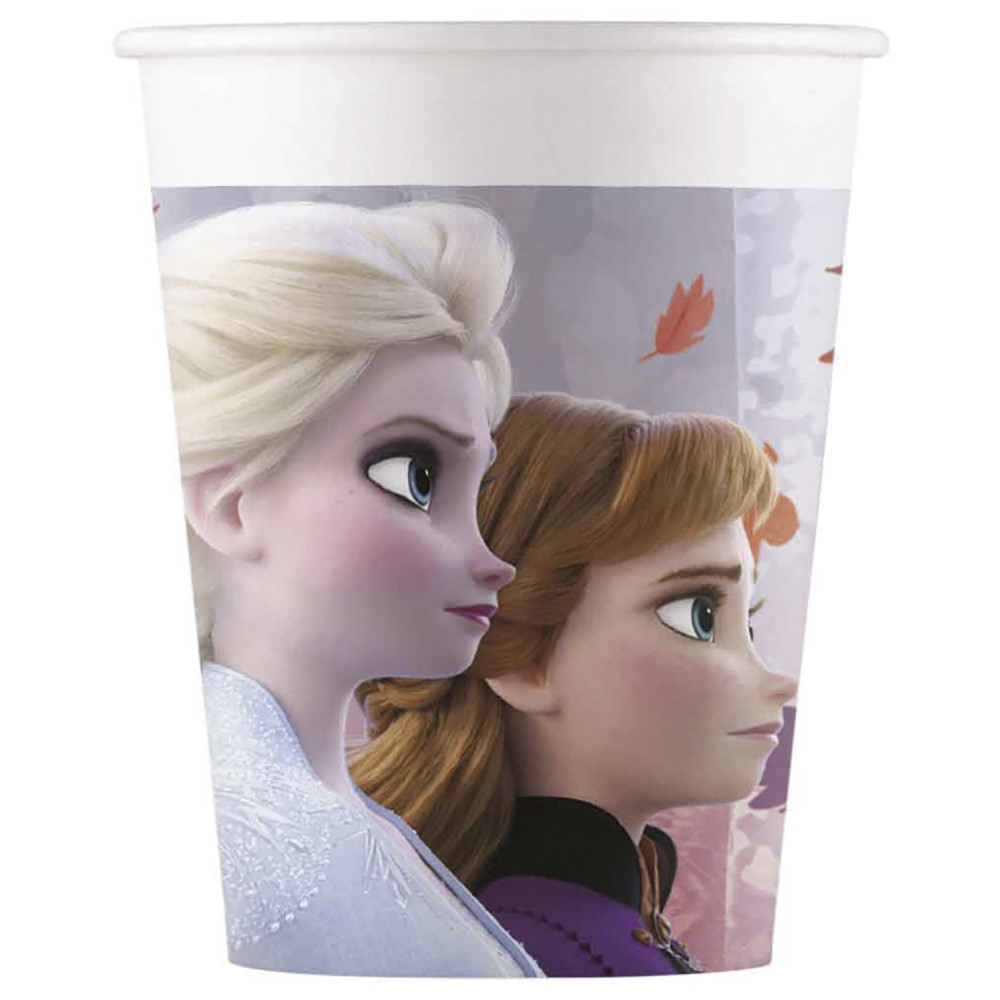 Disney Eiskönigin Leaf Papierbecher 8 Stück 200 ml FSC