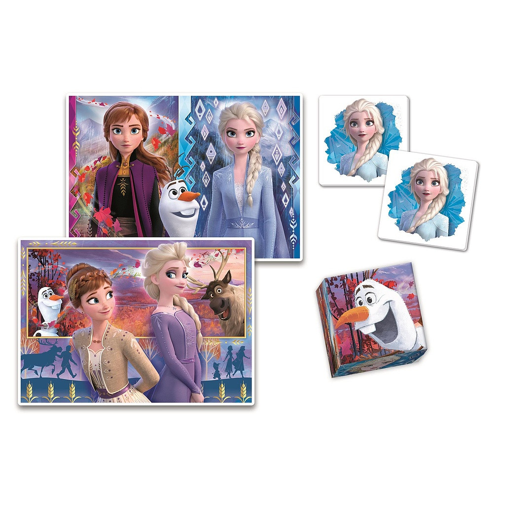 Disney Eiskönigin Seasons 4-in-1 Spielesammlung Clementoni
