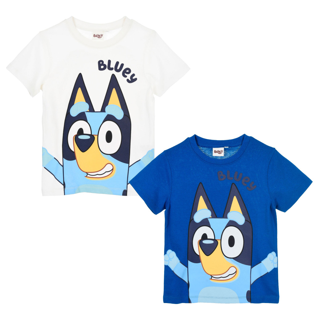 Bluey Kinder Kurzarmshirt, Oberteil 3-6 Jahre