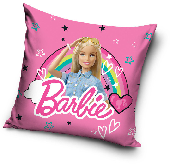 Barbie Rainbow Samt Kissenbezug 40x40 cm