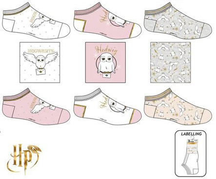 Harry Potter Kinder-Sneaker-Socken 23-34