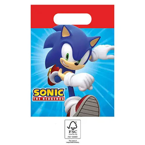 Sonic the Hedgehog Sega Sonic the Hedgehog Papier-Geschenktüte 4 Stk.